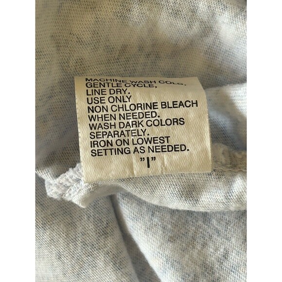 Miss Elaine Cotton Nightgown Blue Paisley Lace Trim Sleepwear Size Medium - Picture 6 of 8